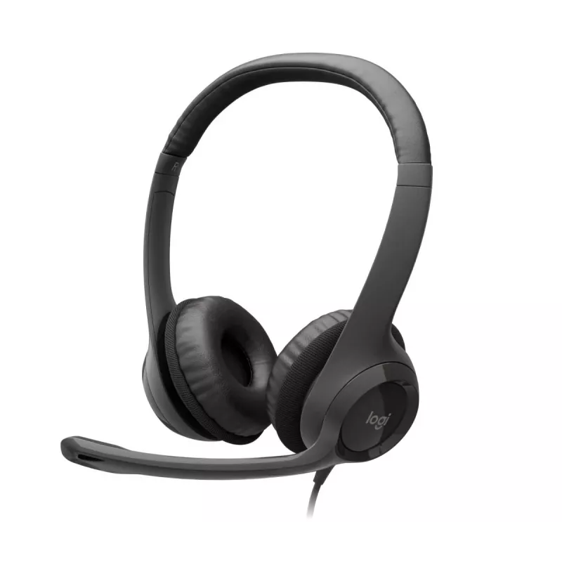 LOGITECH Słuchawki - H390 - USB-A - czarny