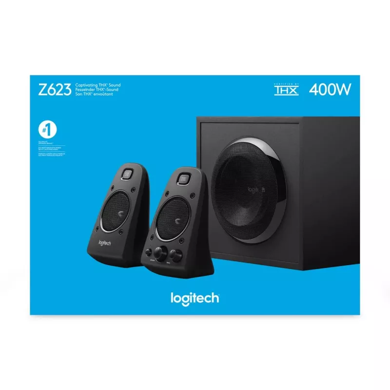 Głośniki Logitech SPEAKER 2.1 Z623/980-000403 200W
