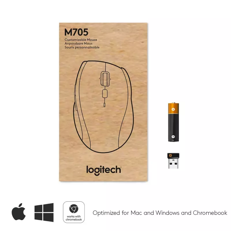 Mysz Logitech Marathon M705 RF Wireless