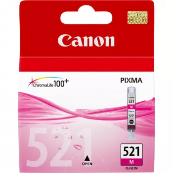 Canon CLI-521M magenta wkład atramentowy, magenta, Atrament pigmentowy, 1 szt.