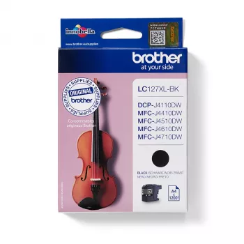 Wkład atramentowy Brother LC127XLBK 1 szt. Oryginalny Extra (Super) High Yield czarny