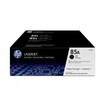 HP 85A 2-pack oryginalne czarne wkłady tonerowe LaserJet