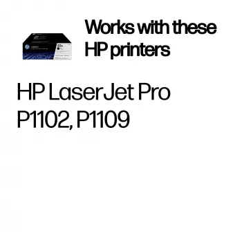 HP 85A 2-pack oryginalne czarne wkłady tonerowe LaserJet
