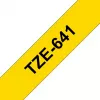 Taśma etykietująca Brother TZe641 18mm czarny nadruk na żółtym tle