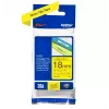 Taśma etykietująca Brother TZe641 18mm czarny nadruk na żółtym tle