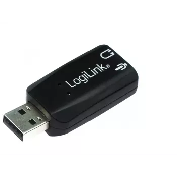 Karta dźwiękowa USB LOGILINK UA0053 — interfejs USB, 5.1-kanałowe wyjście audio
