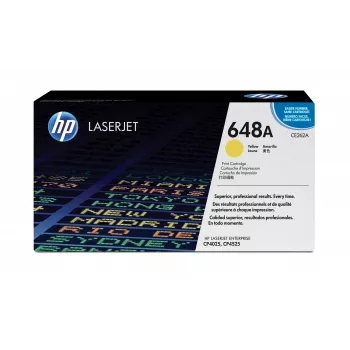 HP 648A żółta oryginalna kaseta z tonerem LaserJet, 11000 stron, żółty, 1 szt.