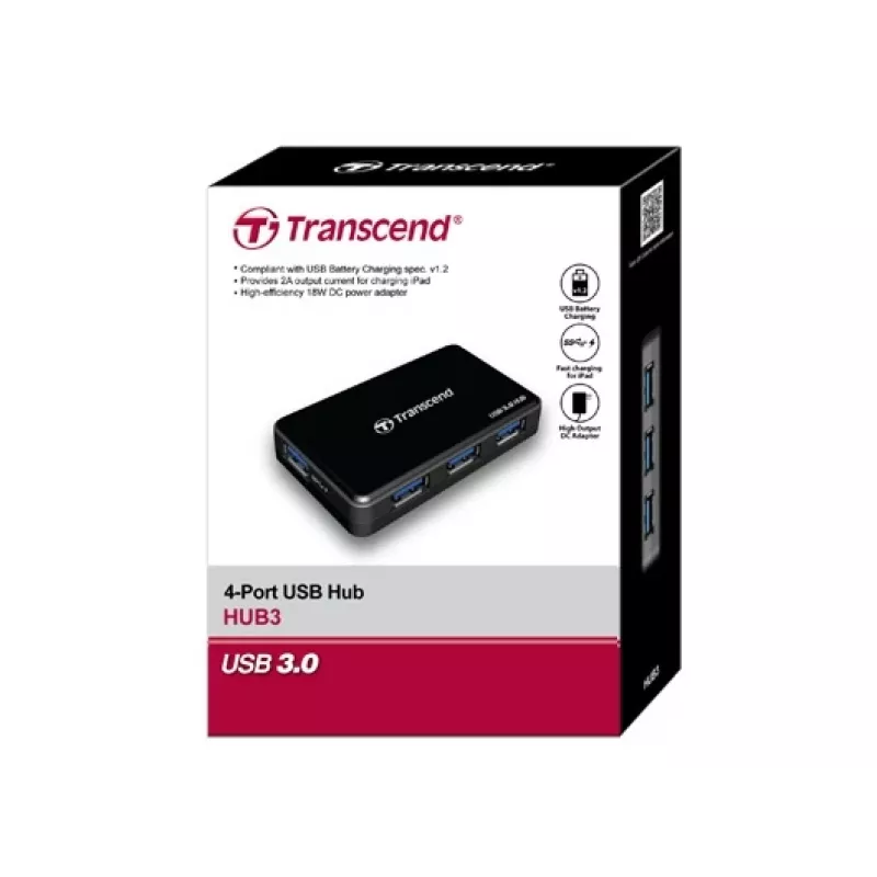 TRANSCEND Hub Hub3 4-portowy USB 3.0