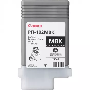 Oryginalny wkład atramentowy Canon PFI-102MBK Matowa czerń