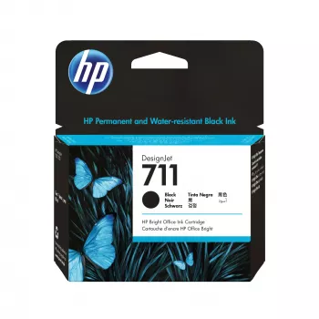 HP 711 80-ml czarny wkład atramentowy DesignJet