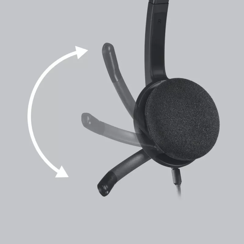 LOGITECH H340 - USB - Słuchawki - Czarny
