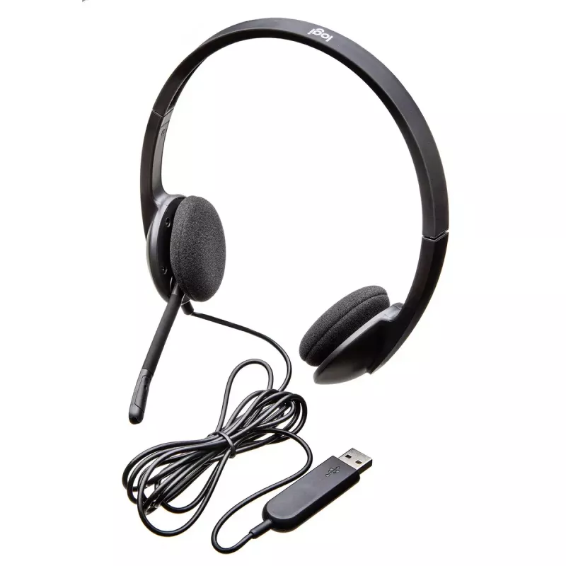 LOGITECH H340 - USB - Słuchawki - Czarny
