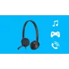 LOGITECH H340 - USB - Słuchawki - Czarny