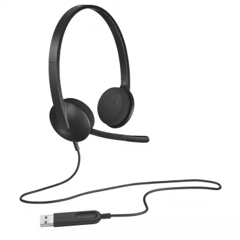 LOGITECH H340 - USB - Słuchawki - Czarny