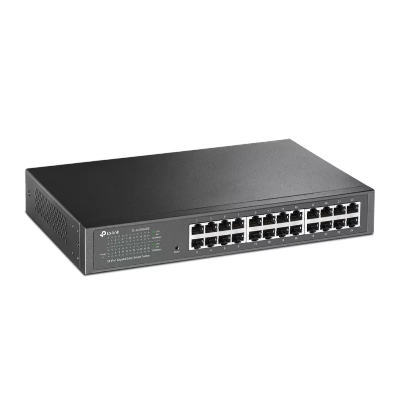 TP-Link 24-Port Gigabit Easy Smart Switch, zarządzalny, L2, Gigabit Ethernet (10/100/1000), montaż w szafie, 1U