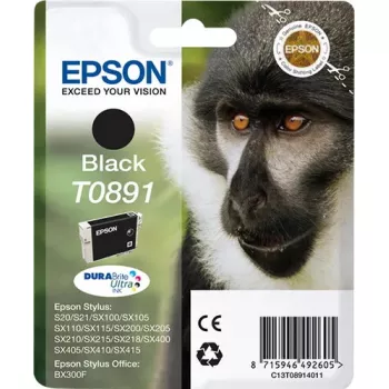 Epson Monkey Singlepack Czarny T0891 DURABrite Ultra tusz