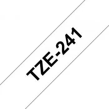 Brother TZE-241 taśma do etykietowania czarna na białym