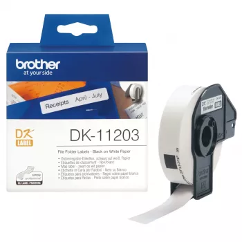 Etykiety na teczki Brother DK11203