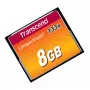 Karta CompactFlash Transcend TS8GCF133, 8 GB, odczyt 50 MB/s, zapis 20 MB/s