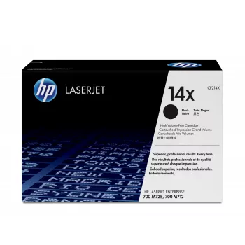 HP 14X oryginalny czarny wkład z tonerem LaserJet o wysokiej wydajności, 17500 stron, czarny, 1 szt.