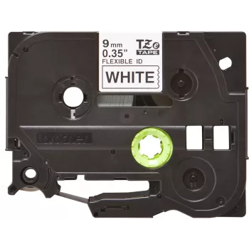 Taśma laminowana Brother TZe TZEFX221 Czarny na białym 9mm