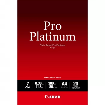 Canon PT-101 Pro Platinum Photo Paper A4 - 20 arkuszy