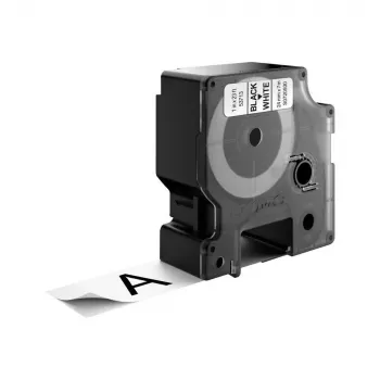 Autentyczne etykiety DYMO D1 | Czarny nadruk na białym tle | 24 mm x 7 m | Etykiety samoprzylepne do drukarek etykiet LabelManager