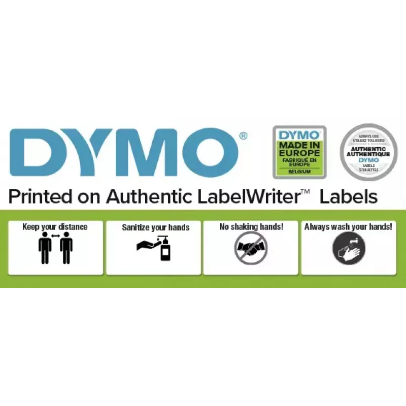 Etykiety DYMO Authentic LabelWriter Extra Large Shipping | 104 mm x 159 mm | Samoprzylepne | Rolka 220 łatwo odklejalnych etykiet | Do drukarek etykiet LabelWriter 4XL/5XL