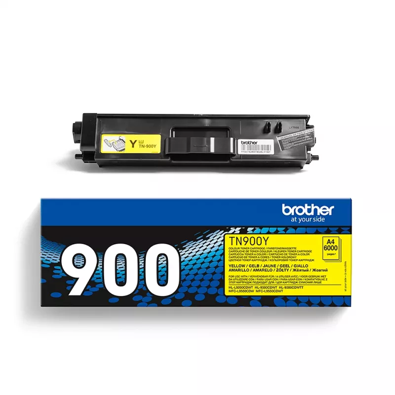 Brother TN-900Y kaseta z tonerem 1 szt. Oryginalny żółty