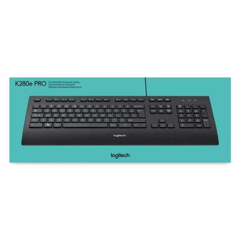 LOGITECH Przewodowa klawiatura K280e - Qwerty Us Int'l