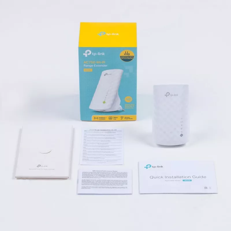 Wzmacniacz sieciowy TP-Link RE200, repeater sieciowy, biały, 10, 100 Mbit/s