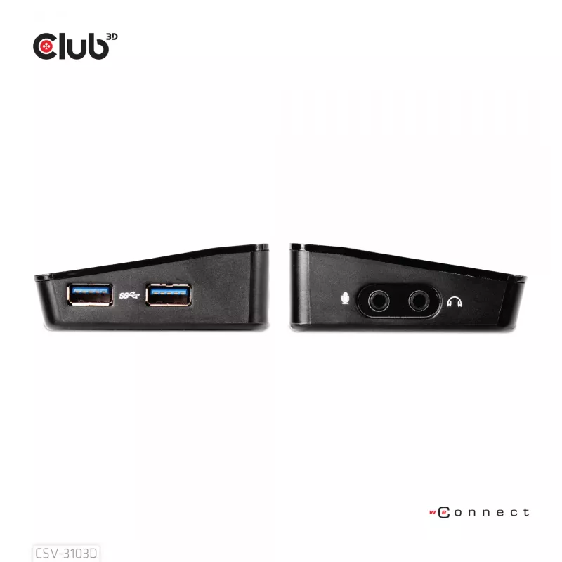 CLUB3D CSV-3103D Stacja dokująca Club 3D Universal USB 3.1 Gen 1 UHD 4K DisplayLink™