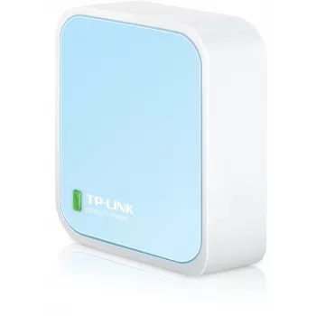 Router bezprzewodowy TP-Link TL-WR802N Fast Ethernet Single-band (2,4 GHz) Niebieski, Biały