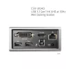CLUB3D USB 3.2 Gen 1 4K UHD przy 30Hz Mini Stacja Dokująca Ultra Smukły Design