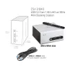 CLUB3D USB 3.2 Gen 1 4K UHD przy 30Hz Mini Stacja Dokująca Ultra Smukły Design