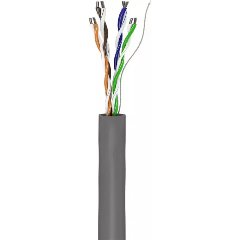 Kabel sieciowy Goobay CAT 5e U/UTP 100 m szary