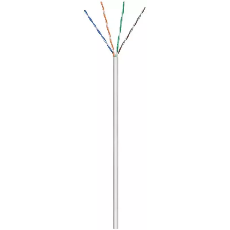 Kabel sieciowy Goobay CAT 5e U/UTP 100 m szary