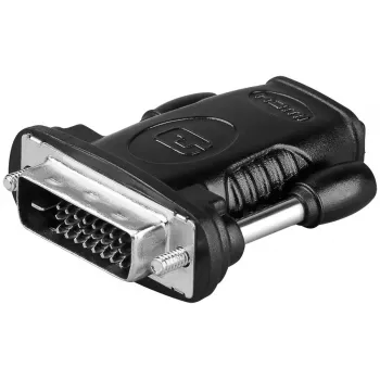 Adapter HDMI 19pin F na DVI-D 24+1pin M Goobay 68482
