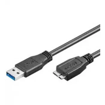 Kabel USB Goobay 1 m USB 3.0 A/micro-B czarny