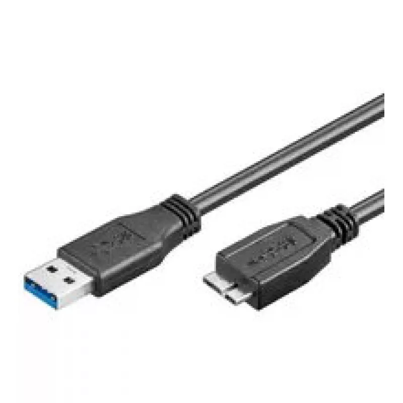 Kabel USB Goobay 1 m USB 3.0 A/micro-B czarny