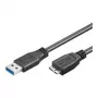 Kabel USB Goobay 1 m USB 3.0 A/micro-B czarny