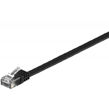 Microconnect V-UTP6005S-FLAT kabel sieciowy Czarny 0.5 m Cat6 U/UTP (UTP)