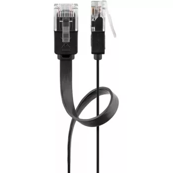 Kabel sieciowy Goobay 95387 RJ-45 Cat6 5 m Czarny