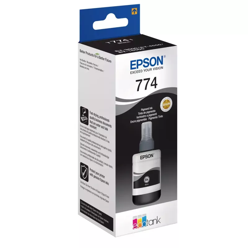 Epson T7741 pigmentowy czarny atrament butelka 1x 140 ml