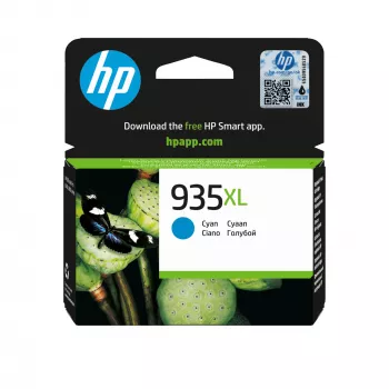 HP 935XL Wysokowydajny oryginalny wkład atramentowy Cyan