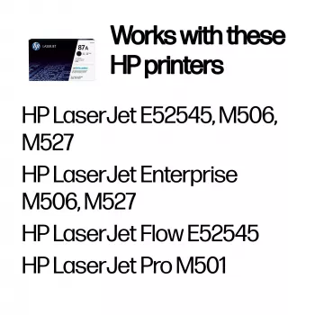 Toner HP 87A Black Original LaserJet 8550 stron Czarny