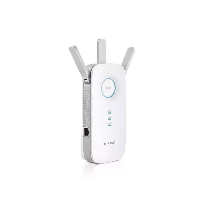 TP-LINK Extender RE450 802.11ac, 2,4 GHz/5 GHz, 450+1300 Mbit/s, 10/100/1000 Mbit/s, port Ethernet LAN (RJ-45) 1, typ anteny 3x zewnętrzna