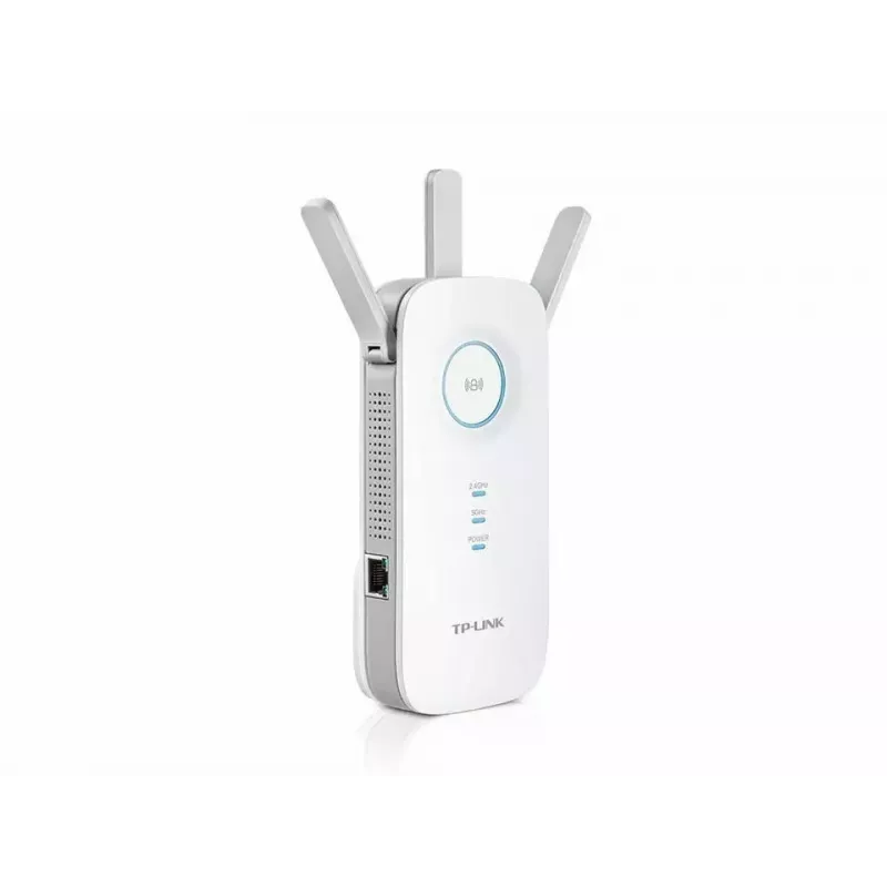 TP-LINK Extender RE450 802.11ac, 2,4 GHz/5 GHz, 450+1300 Mbit/s, 10/100/1000 Mbit/s, port Ethernet LAN (RJ-45) 1, typ anteny 3x zewnętrzna
