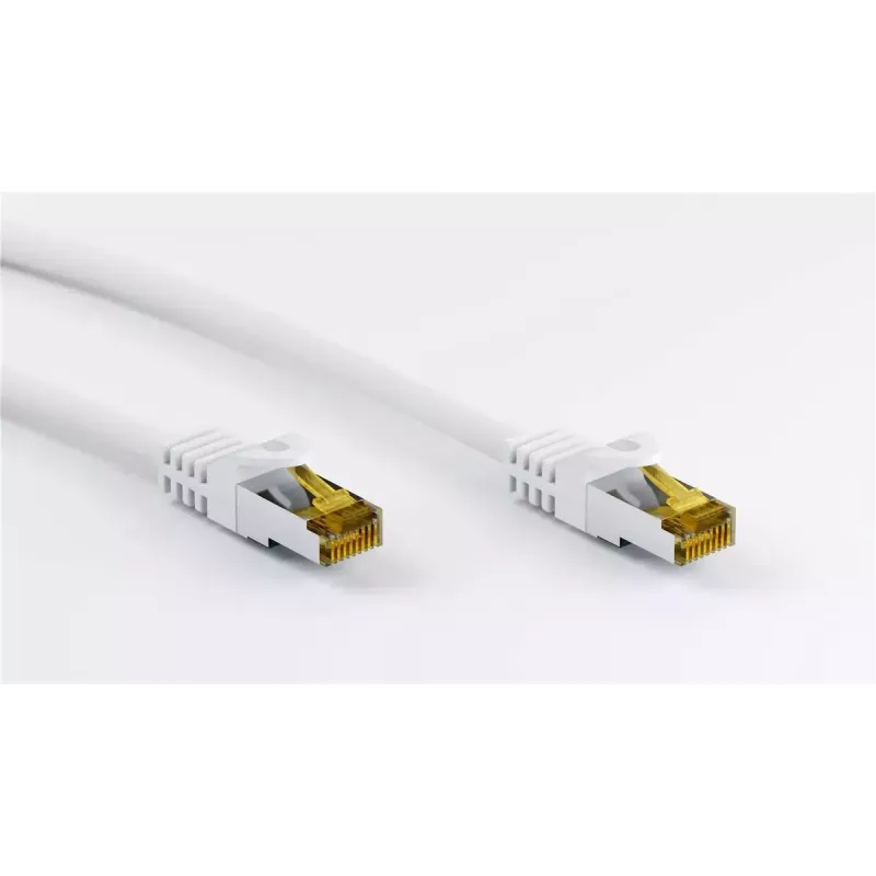 Kabel sieciowy Goobay RJ45 patch cord CAT 6A S/FTP 2 m biały