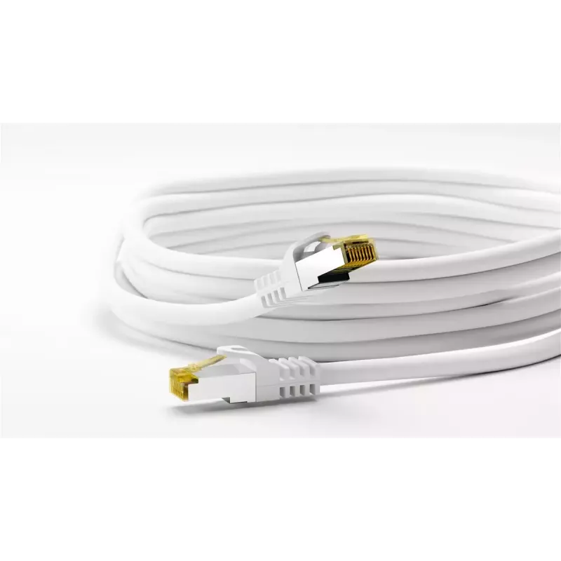 Kabel sieciowy Goobay RJ45 patch cord CAT 6A S/FTP 2 m biały
